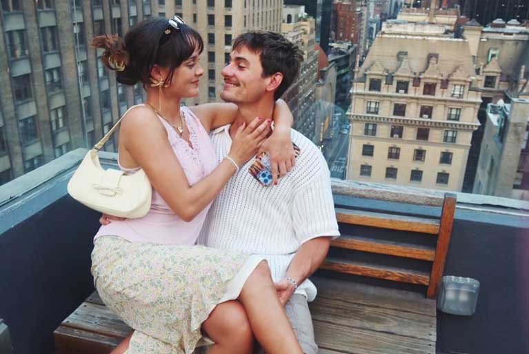 Grace Coffey with boyfriend
